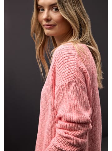 Street One Mouliné Pullover in Rosa