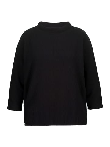 Ulla Popken Sweatshirt in schwarz