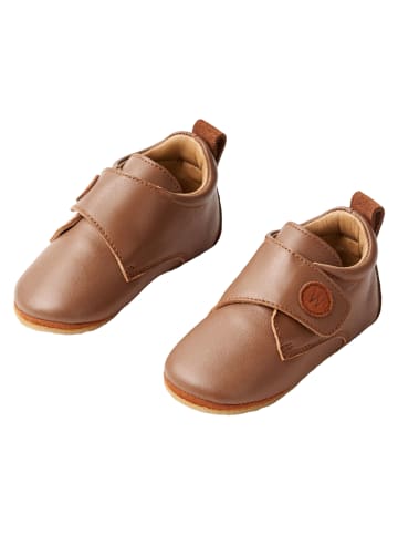 Wheat Hausschuh Dakota Leder in cognac