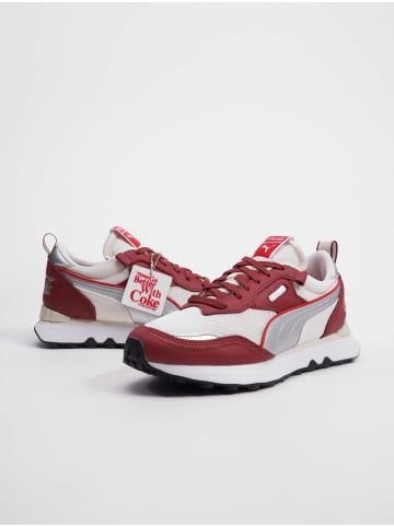 Puma Turnschuhe in intense red silver ivory glow