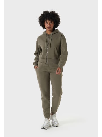 Tom Barron Freizeitanzug Oversize Zipper Relaxed Tracksuit With Hoodie in khaki
