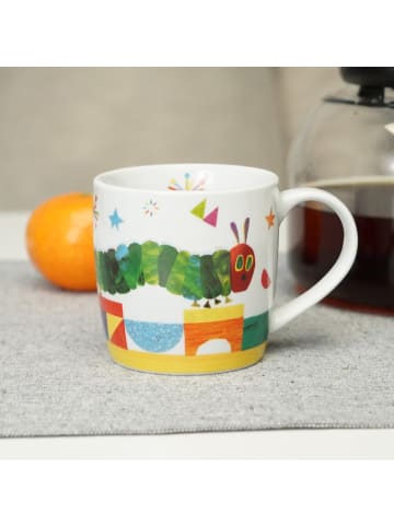 Geda Labels Tasse Raupe Nimmersatt Hello Friend in Weiß - 250 ml