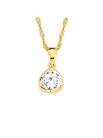 Amor Kette mit Anhänger Gold 375/9 ct in Gold