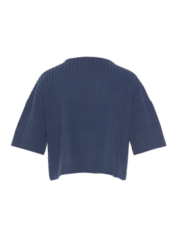 LASCANA 3/4-Arm-Shirt in blau-melange