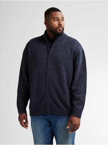 Petrol Industries Plus Size Strickjacke Hayward in Blau