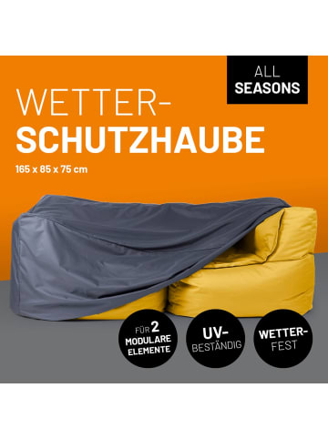 Lumaland LUMALAND Wetterschutzhaube für 2 Modulare Elemente - wasserabweisend - Kordelzu