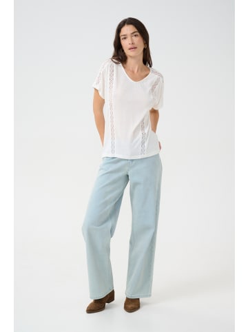 Cream T-shirt CRSonja Relaxed fit in Snow White
