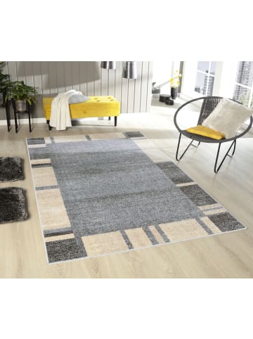 Peyer-Syntex 1 Teppich Daffi/YLVA 13025-190 grau 160 cm rund in grau