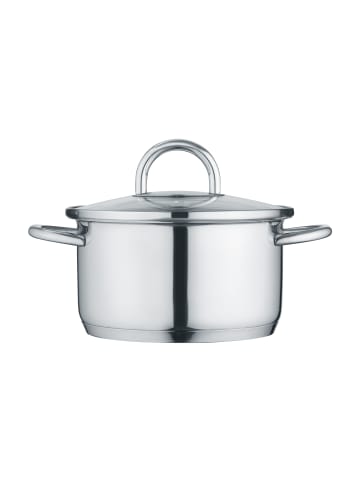 Berndes Mini Kochtopf mit Glasdeckel aus Edelstahl - b.mini in poliert