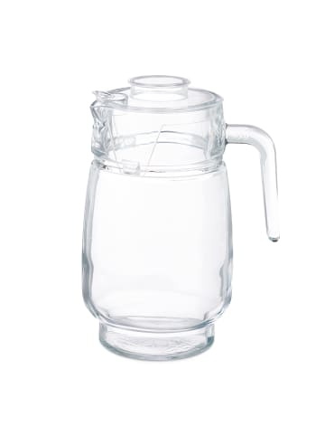 relaxdays Glaskrug in Transparent - 1,5 l
