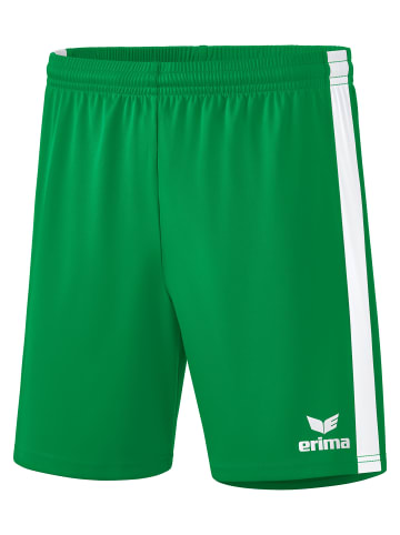 erima Retro Star Shorts in smaragd/weiss
