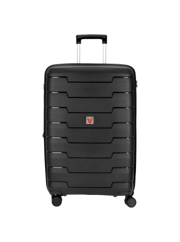 Roncato Skyline - 4-Rollen-Trolley M 70 cm erw. (nero) in nero