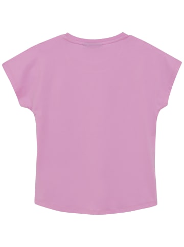 DEVOLD LONG T-SHIRT PRINT S/S BASE LAYER in Pink