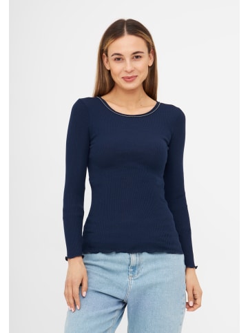 TOOCHE Langarmshirt "Norwegen" in blau