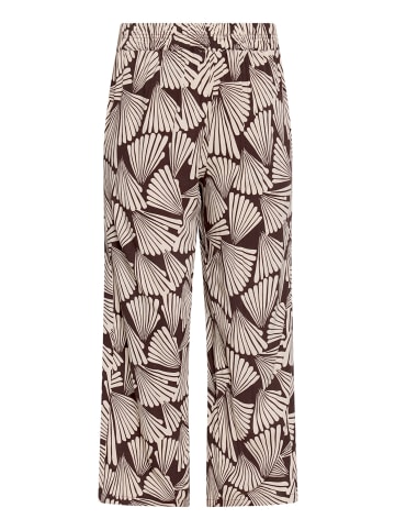 Betty Barclay Marlene-Hose mit elastischem Bund in Braun/Beige