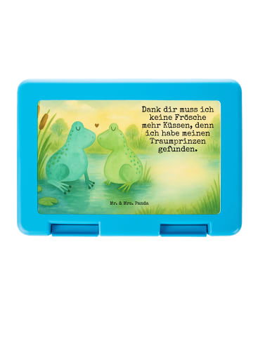 Mr. & Mrs. Panda Lunchbox Frosch Liebe Design mit Spruch in Weiß