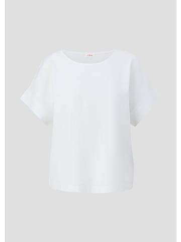 s.Oliver T-Shirt in 0100_weiß