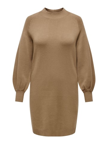 ONLY Carmakoma Strickkleid in Toasted Coconut