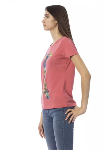 Trussardi Action Fuchsia Baumwolle Tops & T-Shirt