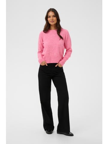 Kaffe Strickpullover KAniel Regular fit in Pink Power Melange