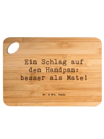 Mr. & Mrs. Panda Hackbrett Spruch Handpan Zauber mit Spruch in Braun
