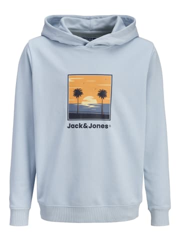 JACK & JONES Junior Kapuzensweatshirt JJPERRY SWEAT HOOD JNR in celestial blue