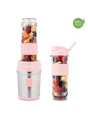 HKoenig Smoothie Maker SMOO12 in Pastellrosa