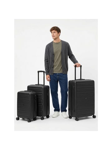 Redolz Essentials 08 3-SET 4 Rollen Kofferset 3-teilig in black 2