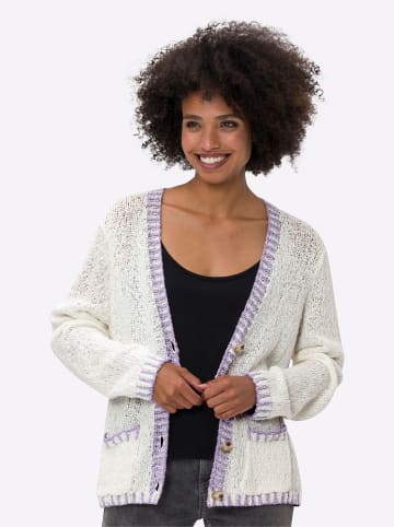 Heine Cardigan in ecru-flieder