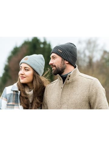 Eisglut Strickmütze in blau