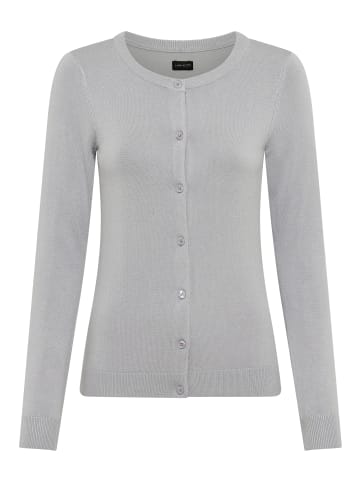Laura Scott Strickjacke in grau melange