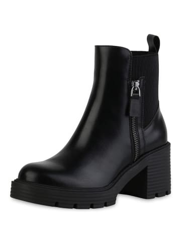 VAN HILL Klassische Stiefeletten Anna in Schwarz