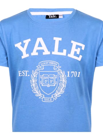Harvard 2er-Set: T-Shirt Harvard & Yale in Blau-Weiß