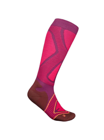 Bauerfeind Sportsocken Ski Performance Kompressions in Pink