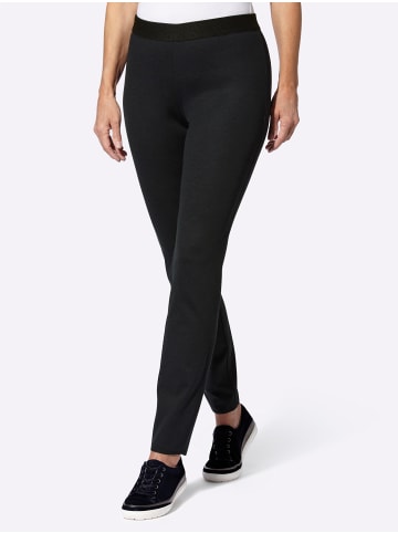 Stehmann Wende-Hose in schwarz-grau-bedruckt