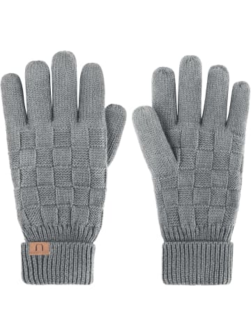 normani Merino Handschuhe mit Design passend zum Yuma Set in Grau