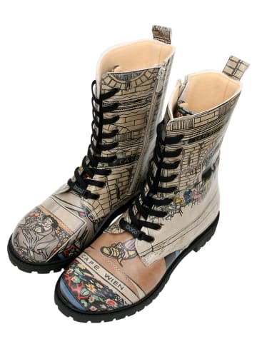 Dogo Zipsy Boots - Cafe Wien 41 in Beige