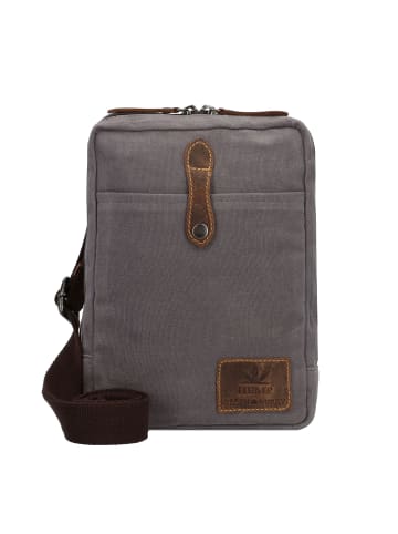 Greenburry Vintage Hemp Umhängetasche 19 cm in light grey