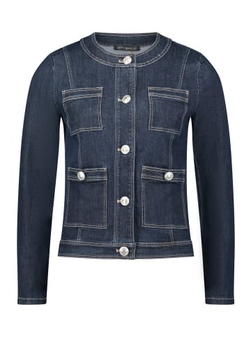 Betty Barclay Jeansjacke mit Knöpfen in Dark Blue Denim