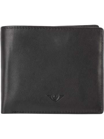 VLD VOi Leather Design Soft Nick Geldbörse Leder 11 cm in schwarz