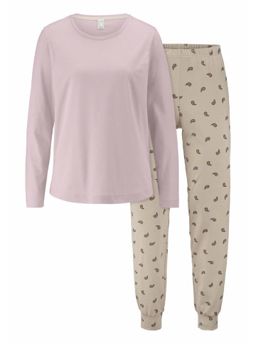 Hessnatur Pyjama Regular in mattrosa