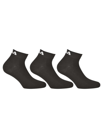 Fila Socken 3er Pack in Schwarz