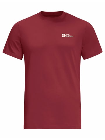 Jack Wolfskin Rundhals T-Shirt für Herren in rot