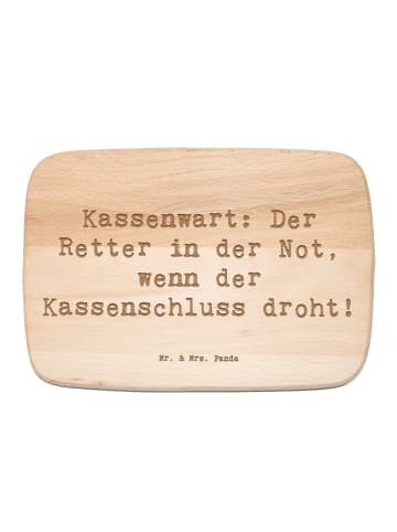 Mr. & Mrs. Panda Holzbrett Spruch Kassenwart Held mit Spruch in Transparent