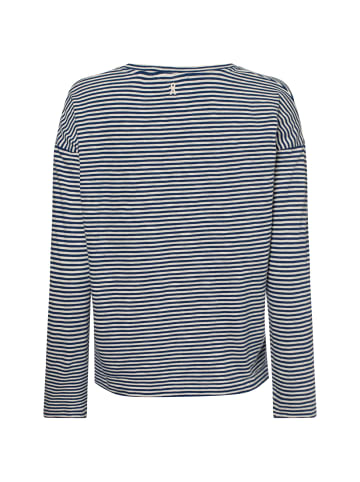 armedangels Langarmshirt Xianaa in blau weiß