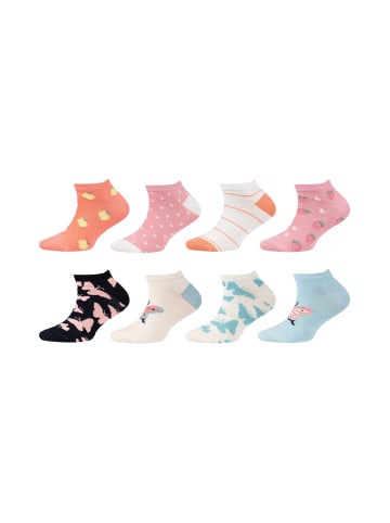 camano Sneakersocken motiv 8er Pack ca-soft in pink icing