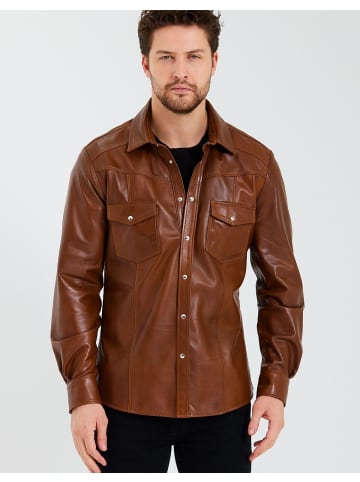 Ron Tomson Lederjacke in BROWN