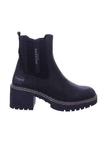 DOCKERS Chelseaboots in schwarz