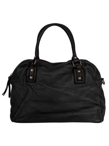 Samantha Look Shopper echt Leder in schwarz