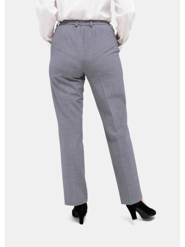 GOLDNER Elegante Stretchhose mit Komfortbund in silbergrau / melange